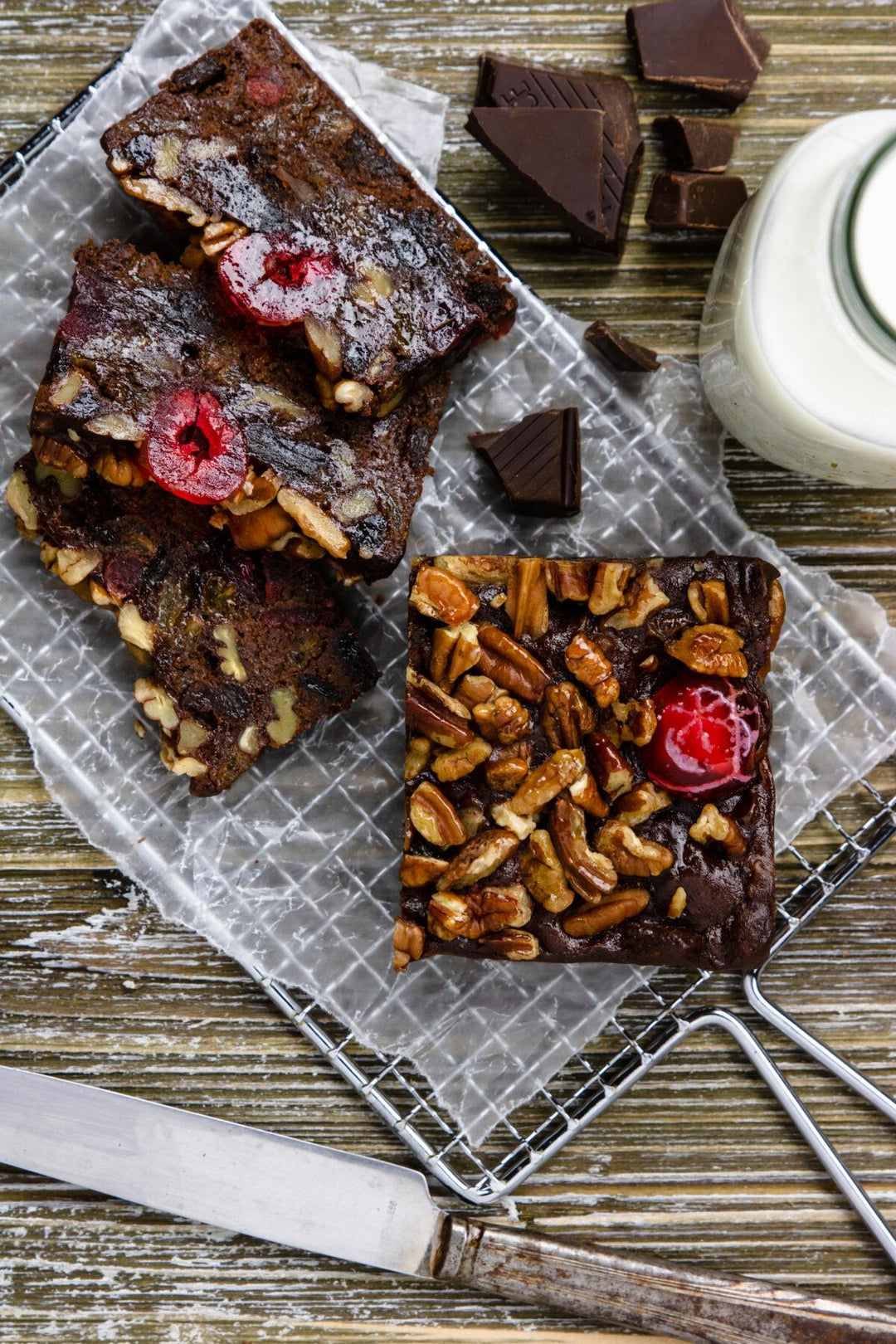 Grandma's Chocolate Rum Fruitcake