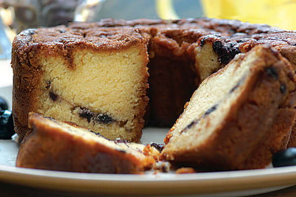 My Grandma's New England Blueberry Coffee Cake