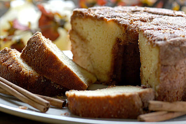 Traditional No Walnut Cinnamon Coffee Cake