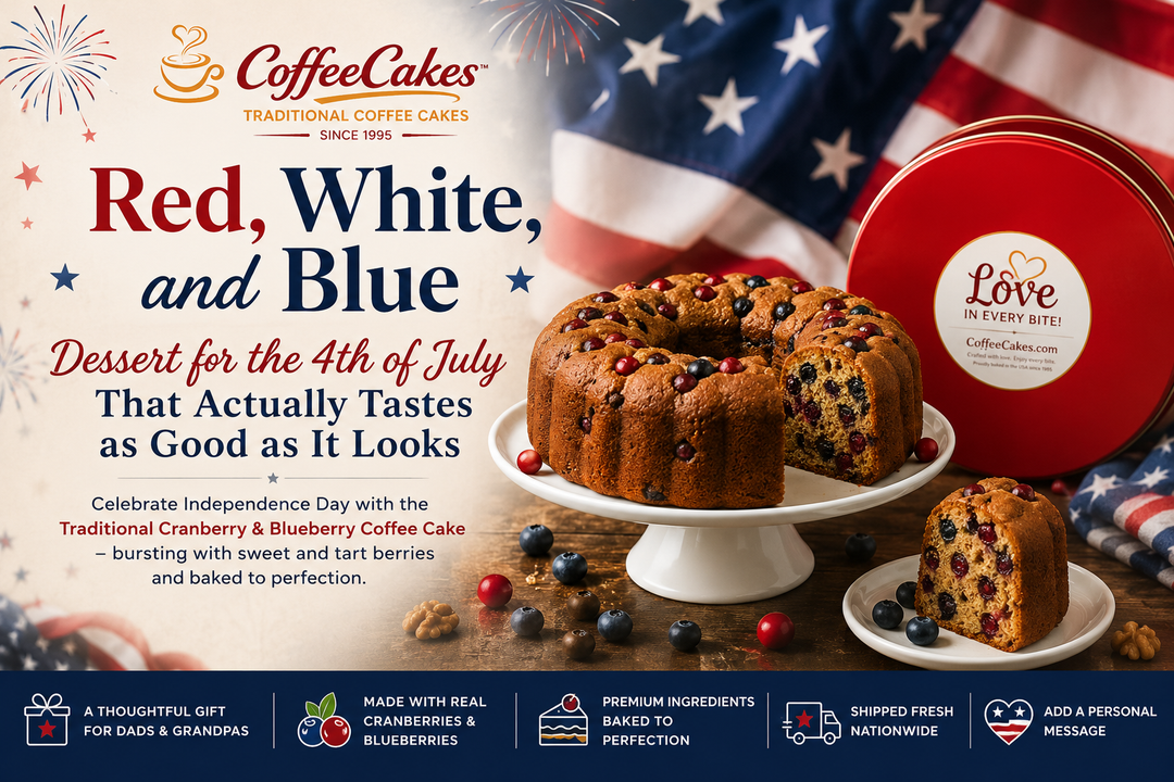 Blueberry Coffee Cake Dessert For 4th July