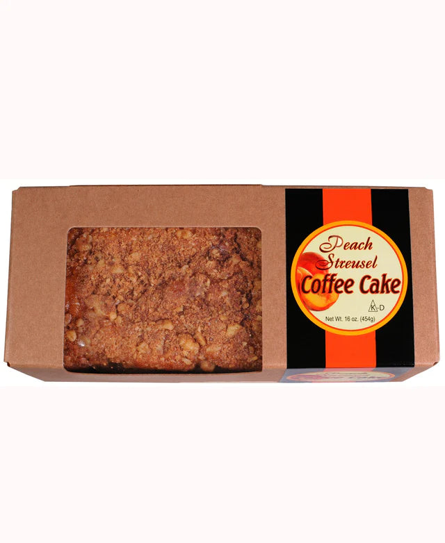 Grandma's Peach Streusel Coffee Cake Bar (Bundle of 2)