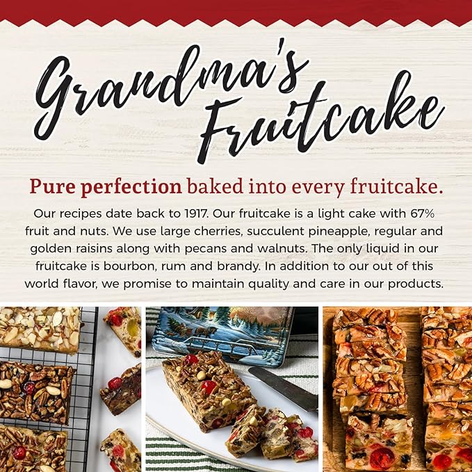 Grandma's Ye Olde English Alcohol-Free Fruitcake