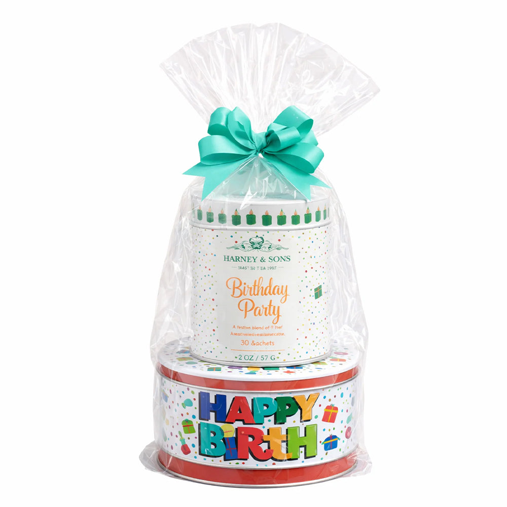 Birthday Celebration Gift Set - Cinnamon Walnut Cake & Tea