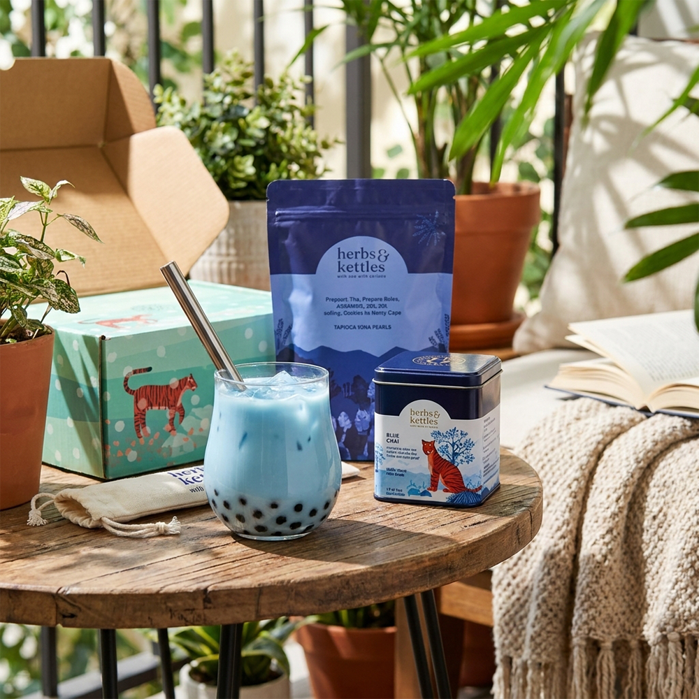 Blue Chai Boba Experience Gift Set