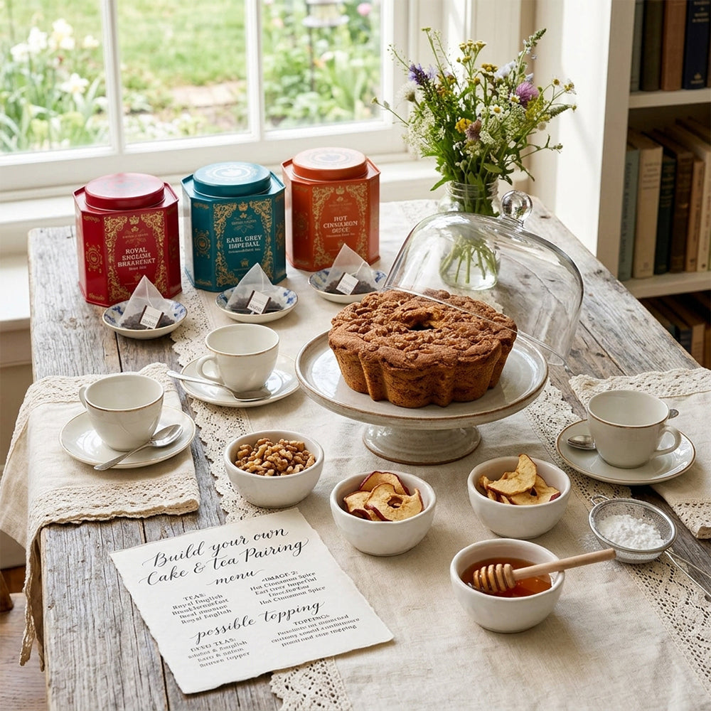 Build Your Own Cake & Tea Pairing