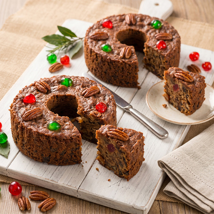 Buy One Assumption Abbey Fruitcake. Get Second Cake 50% off (2 Cakes shipped to SAME address)