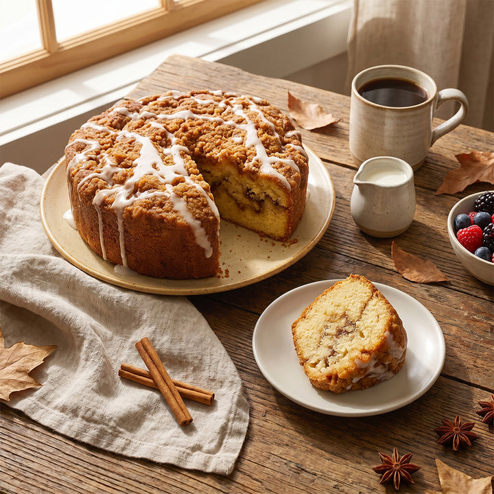Rocky Mountain Old Fashioned Cinnamon Streusel Coffee Cake