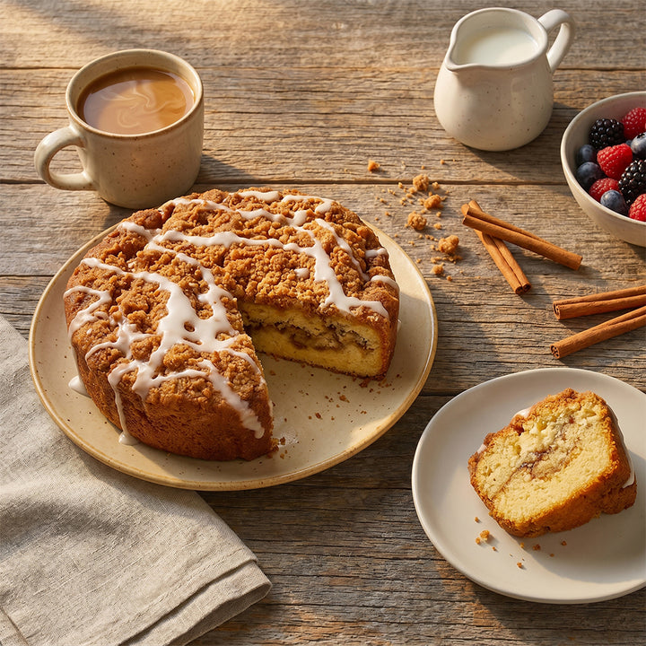 Rocky Mountain Old Fashioned Cinnamon Streusel Coffee Cake
