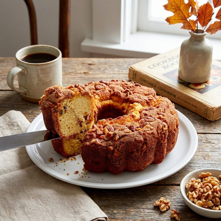 My Grandma's Cinnamon Walnut Coffee Cake