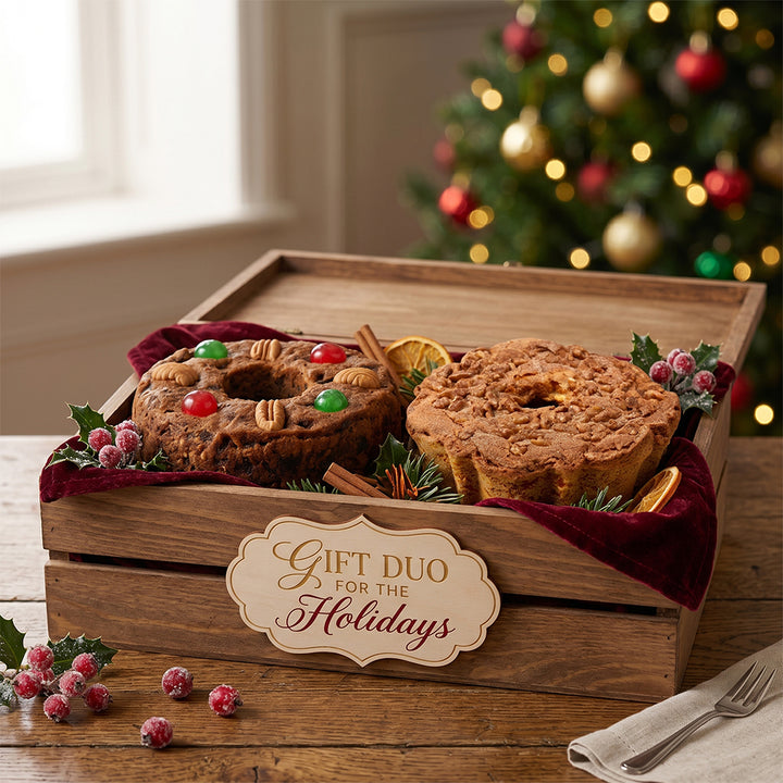 Holiday Favorites - Coffee Cake &amp; Fruitcake (2 cakes)