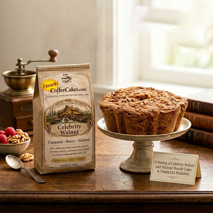 Old Mill Classic - Traditional Cinnamon Walnut Coffee Cakes and Espresso Coffee