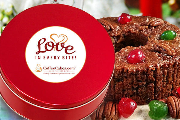 Assumption Abbey Fruitcake in our Signature Red Tin