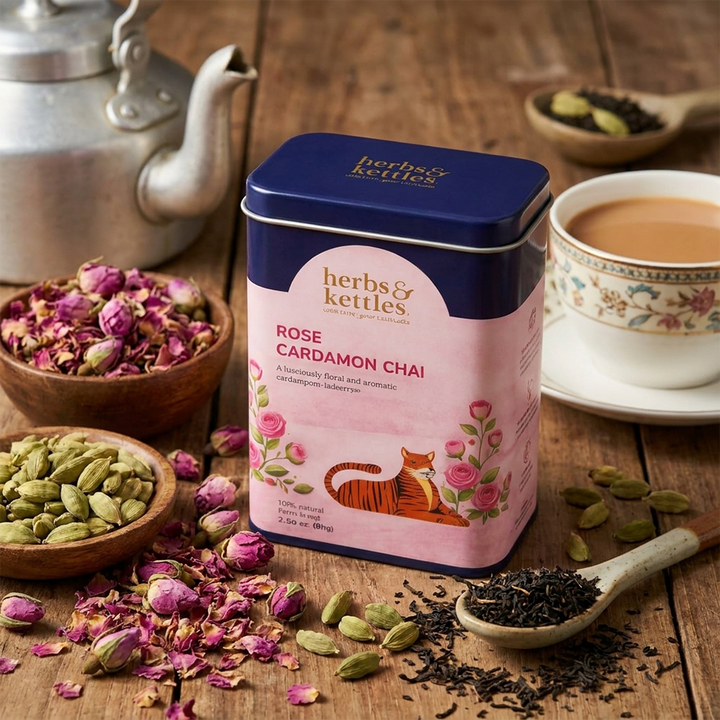 Rose Cardamom Chai Trio