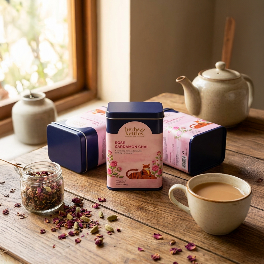 Rose Cardamom Chai Trio