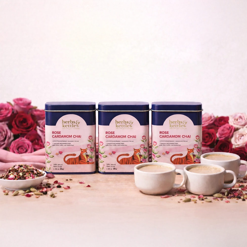 Rose Cardamom Chai Trio