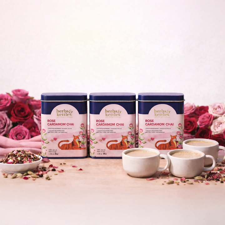 Rose Cardamom Chai Trio