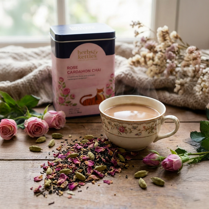 Rose Cardamom Chai Trio