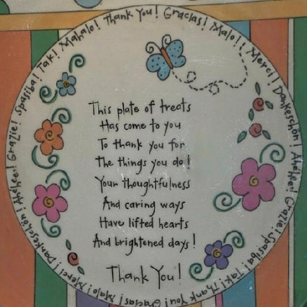 Thank You Plate