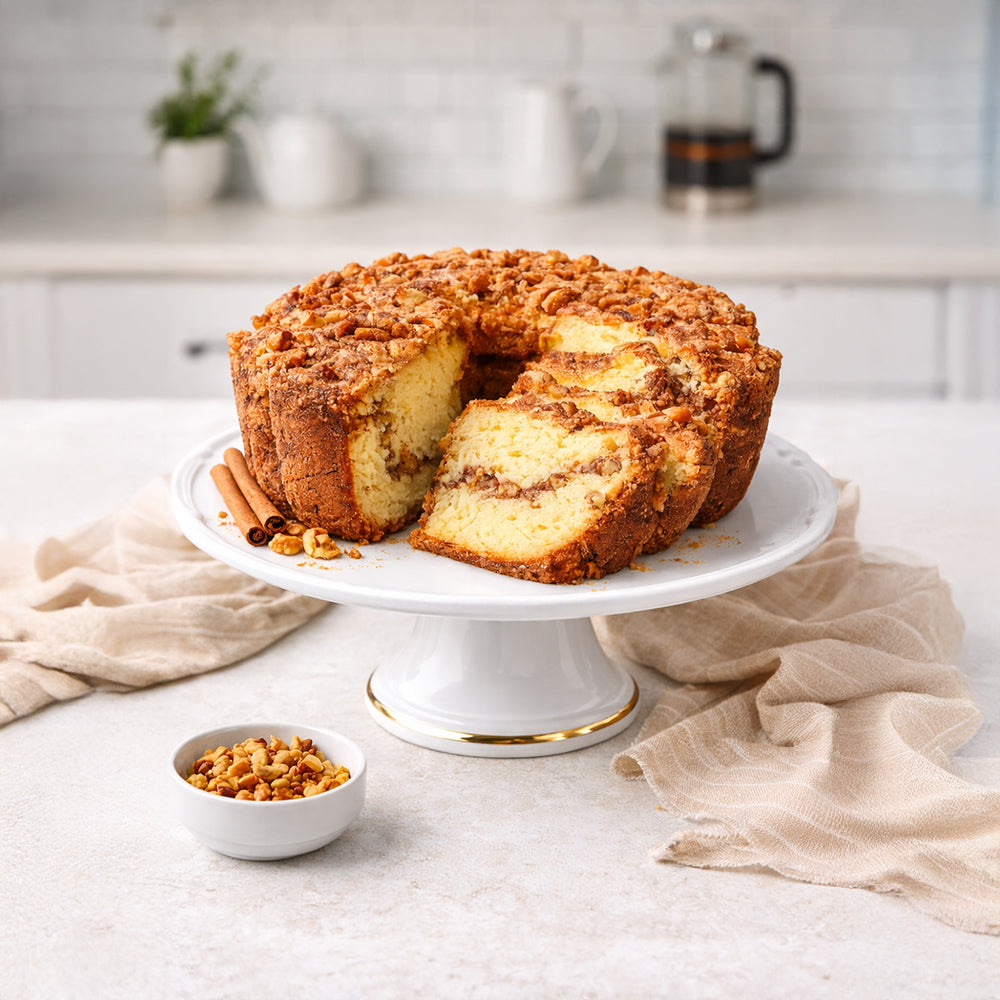 The Reserve Classic (Traditional Cinnamon Walnut Coffee Cakes and Coffee)