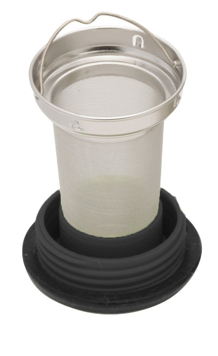 Highwave TEAMO XL 16 oz Double Wall Insulated Travel Mug – With Tea Infuser & Leakproof Lid