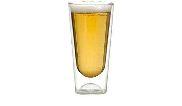 Pilsner Double Wall Beer Glasses (set of 2)