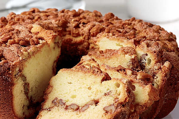 Traditional Cinnamon Walnut Coffee Cake