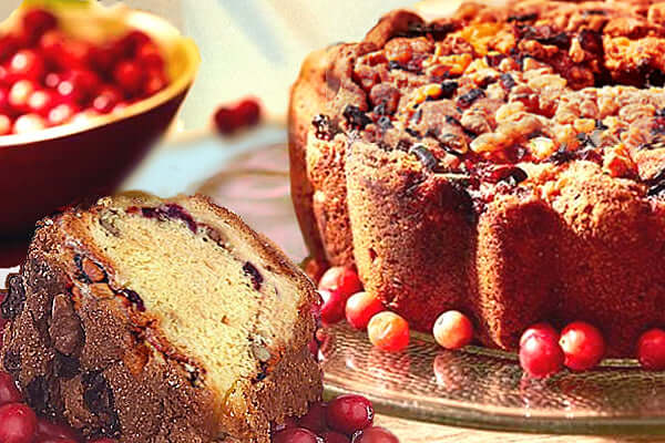 My Grandma's Cape Cod Cranberry Coffee Cake